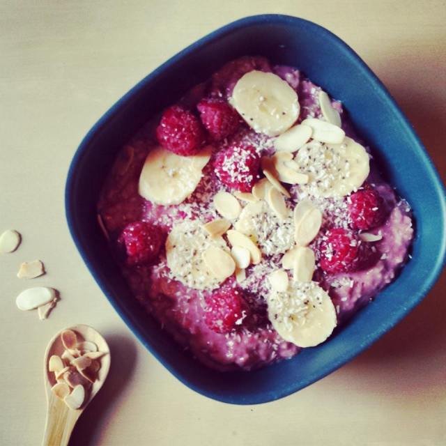 pink oatmeal