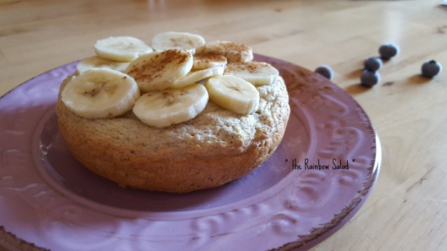 pancake fit banana e mirtilli - banana blueberry fit pancake